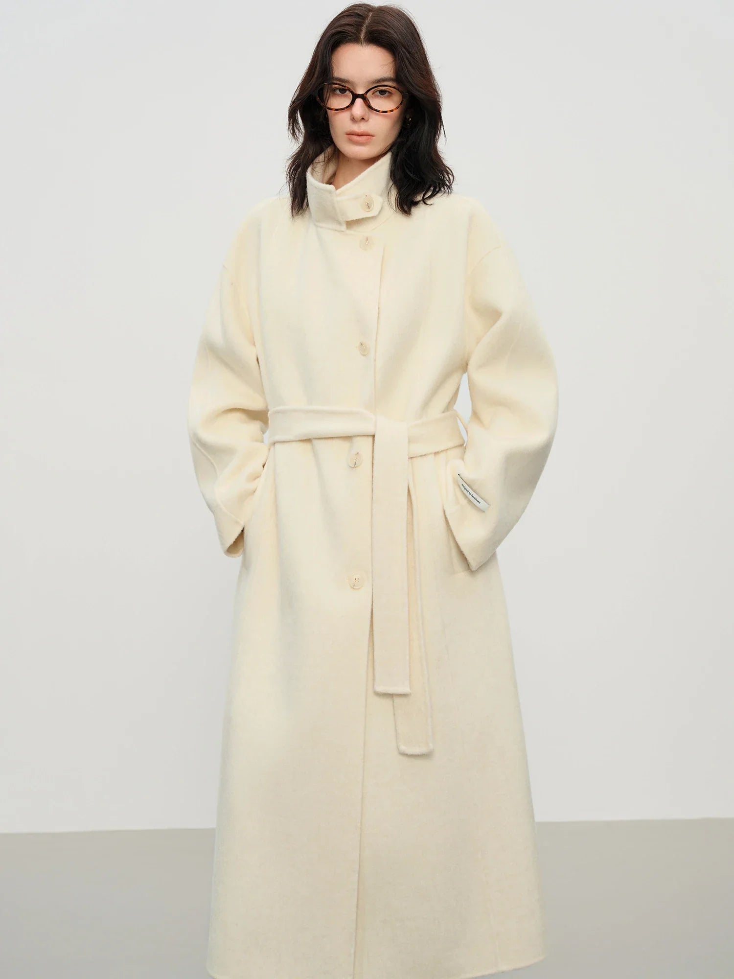 Wool Double-Faced Long Coat
