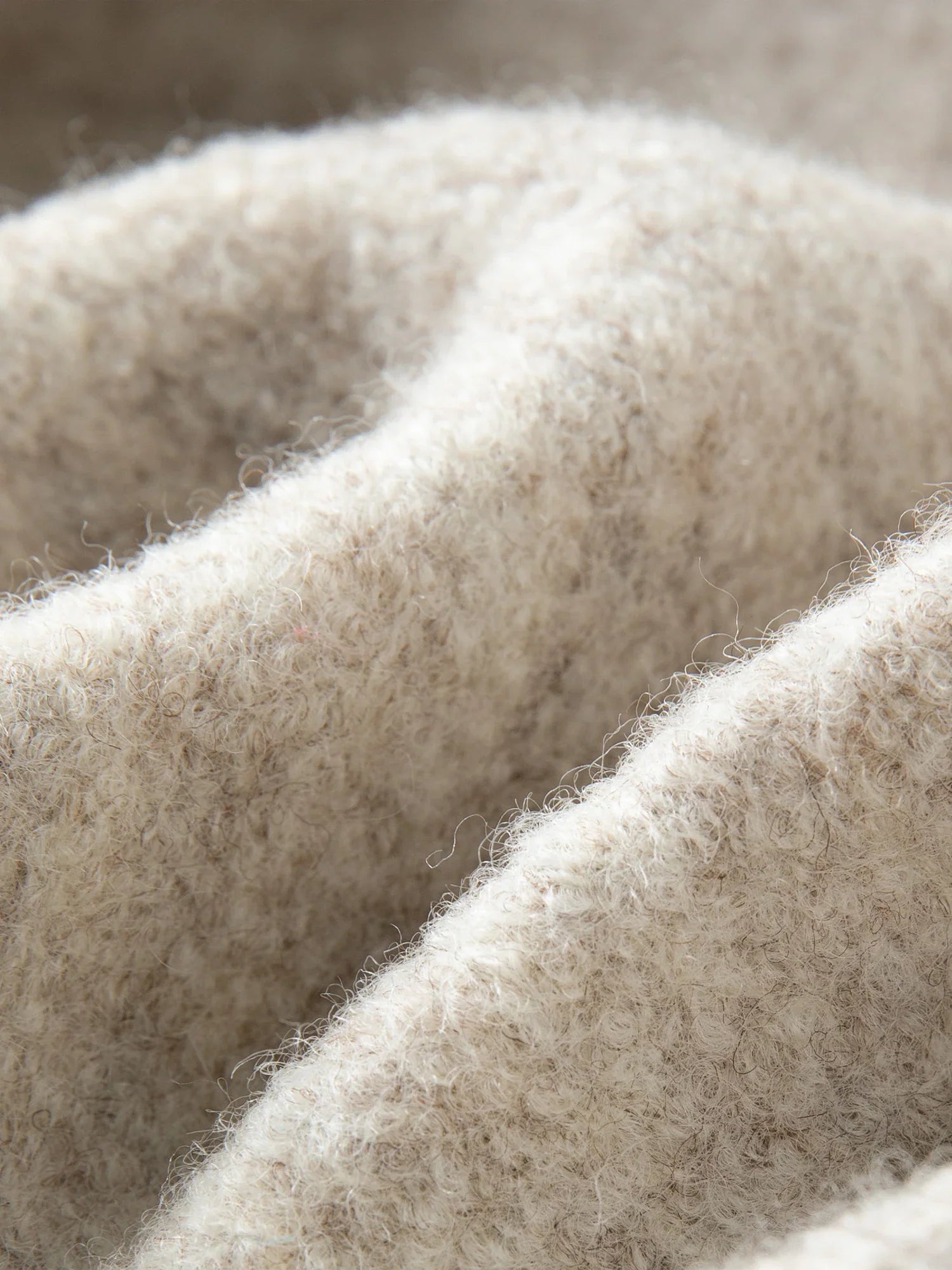 Wool-Blend Jacket With Fur Collar