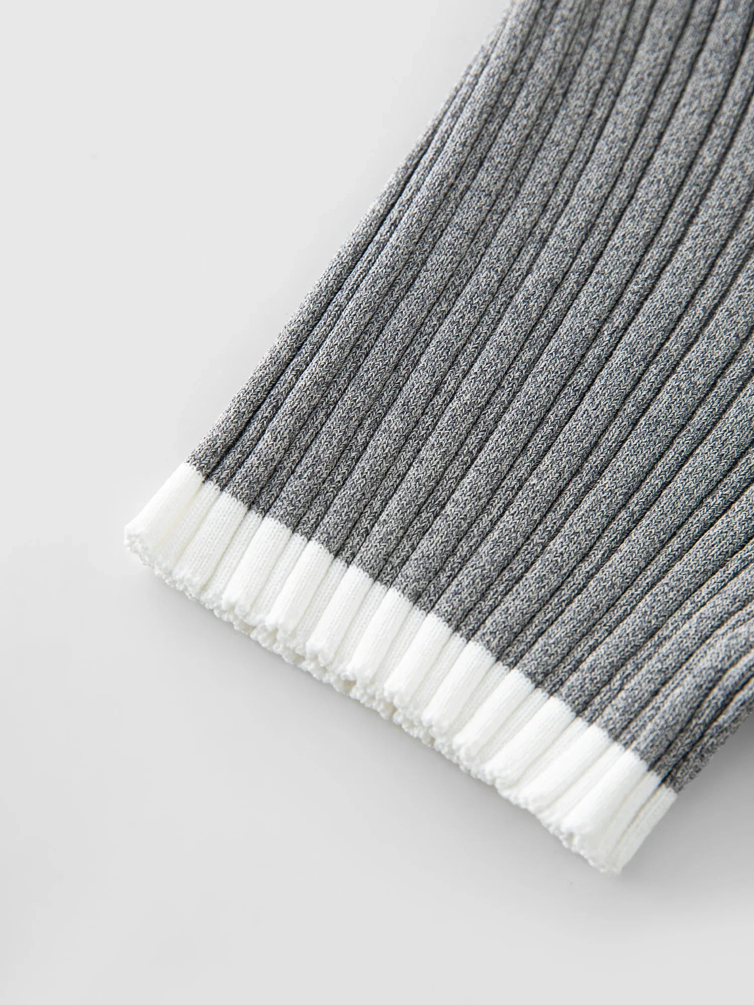 Short-sleeved Knitted Stripe T-shirt