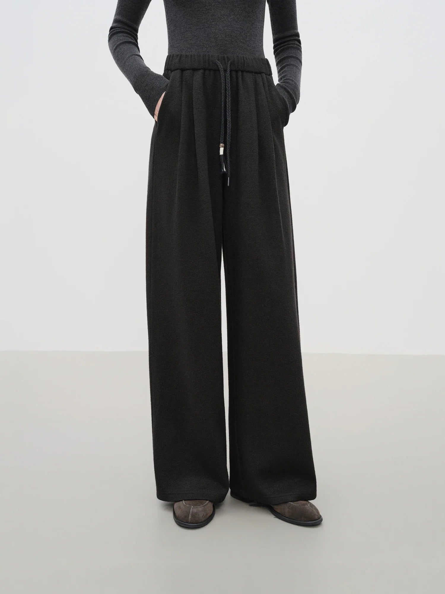 Casual Loose Wool Pants