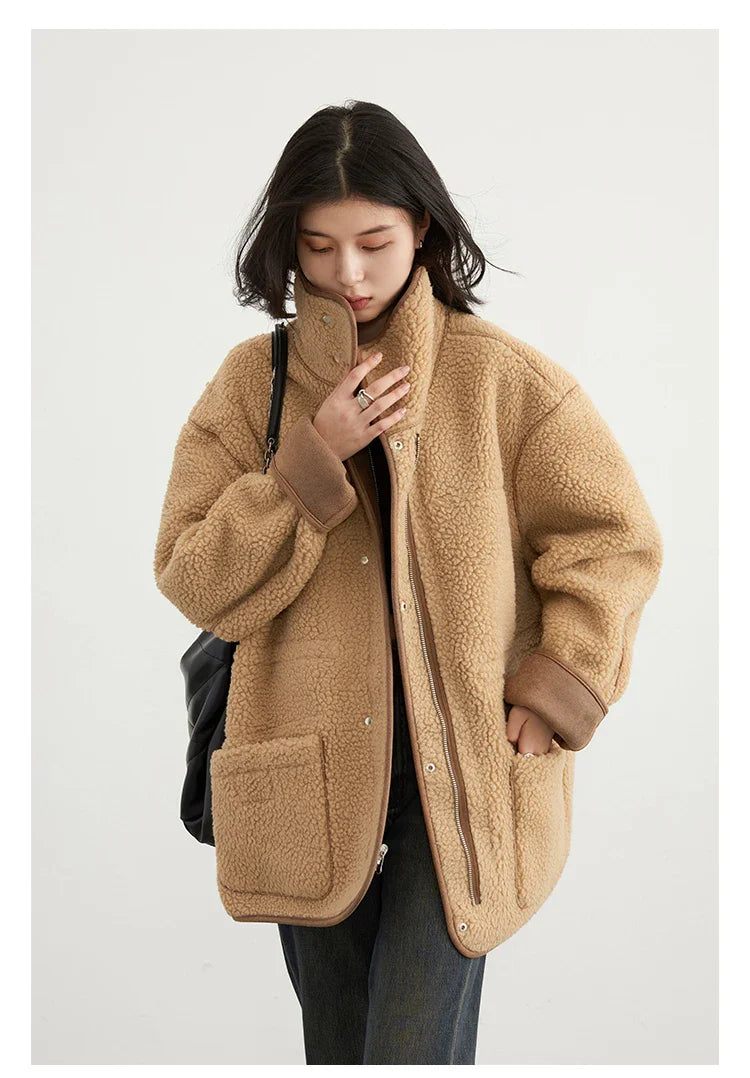 Oversized Suede Jacket