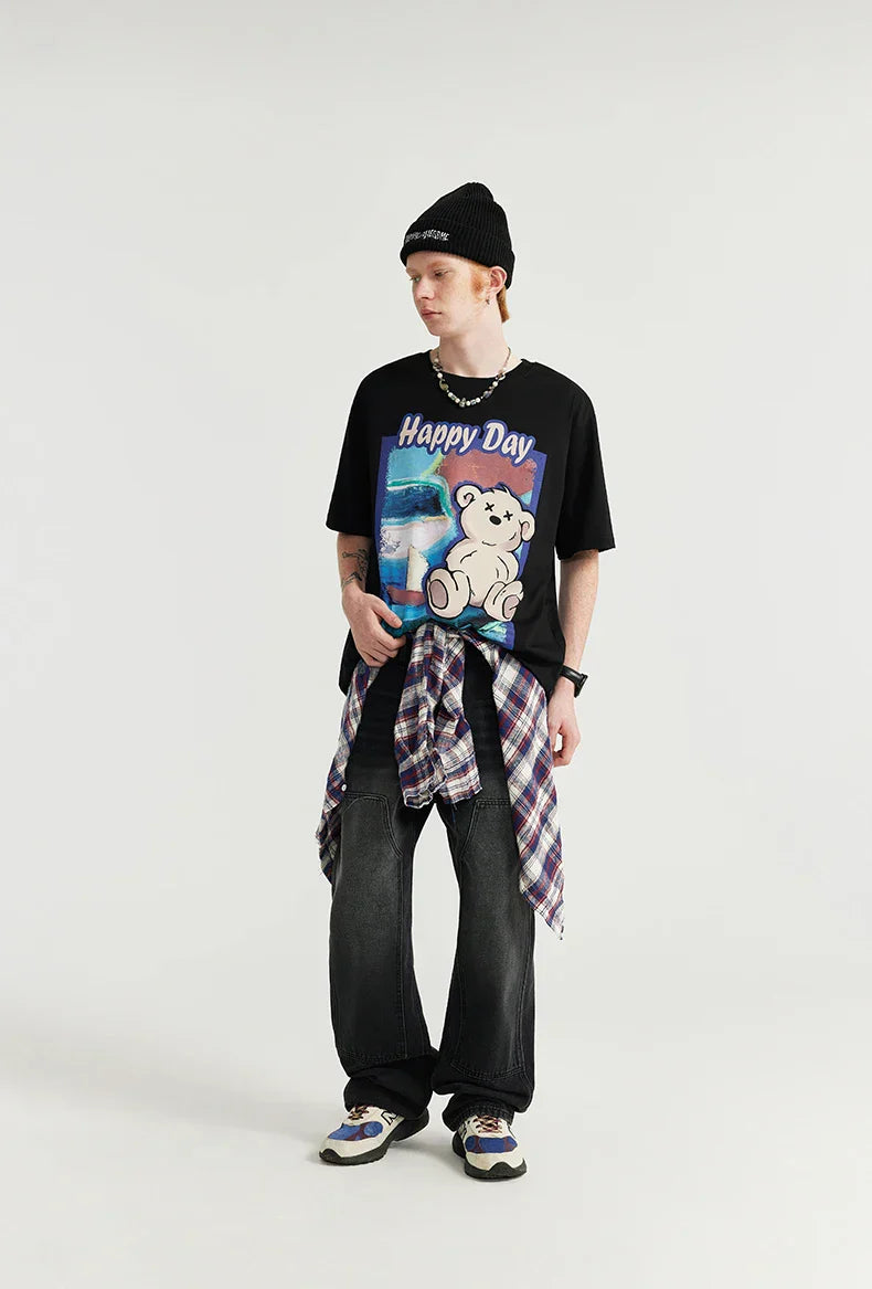 Bear Printing T-shirt