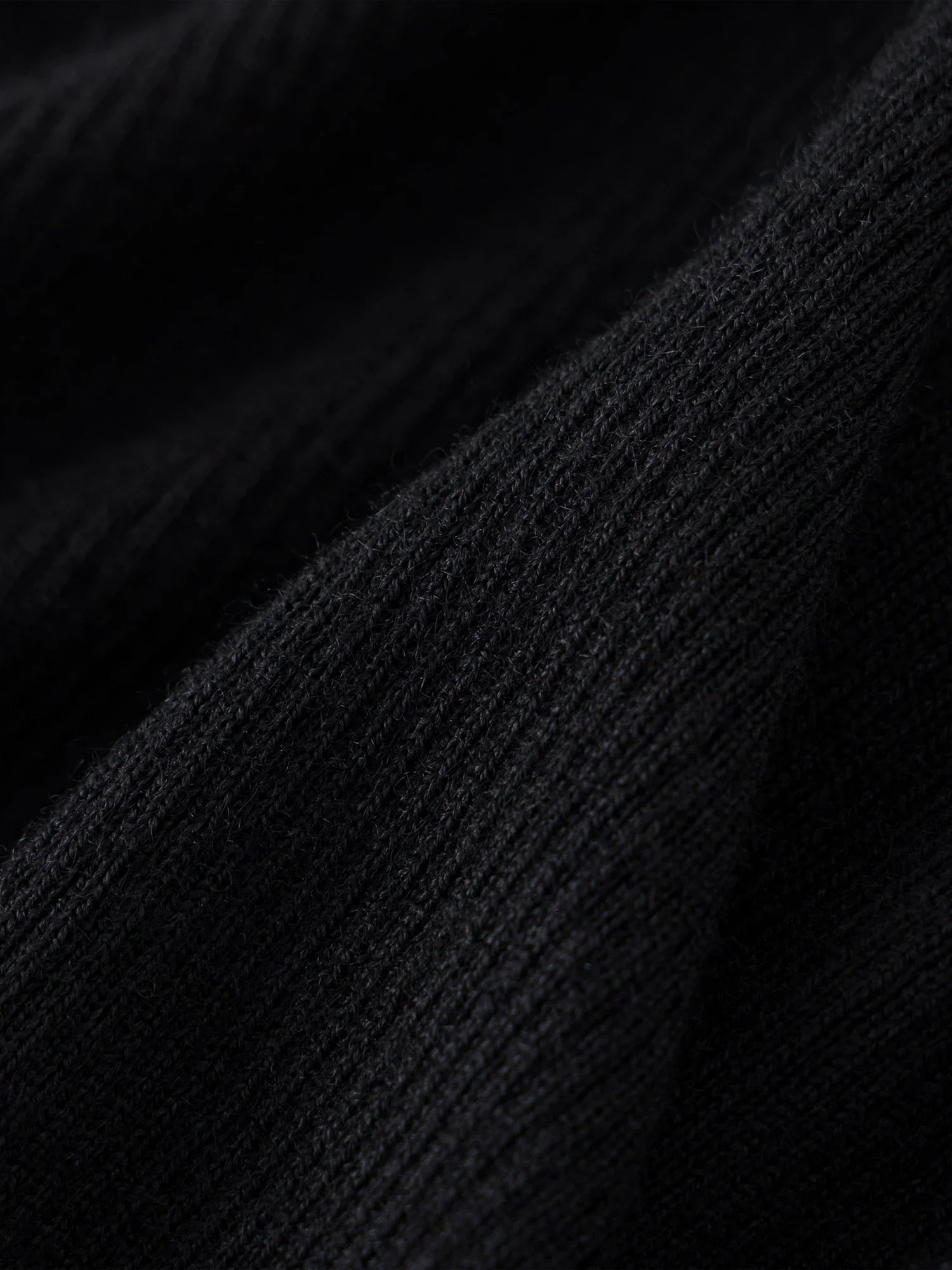 Asymmetric Knit Wool Sweater