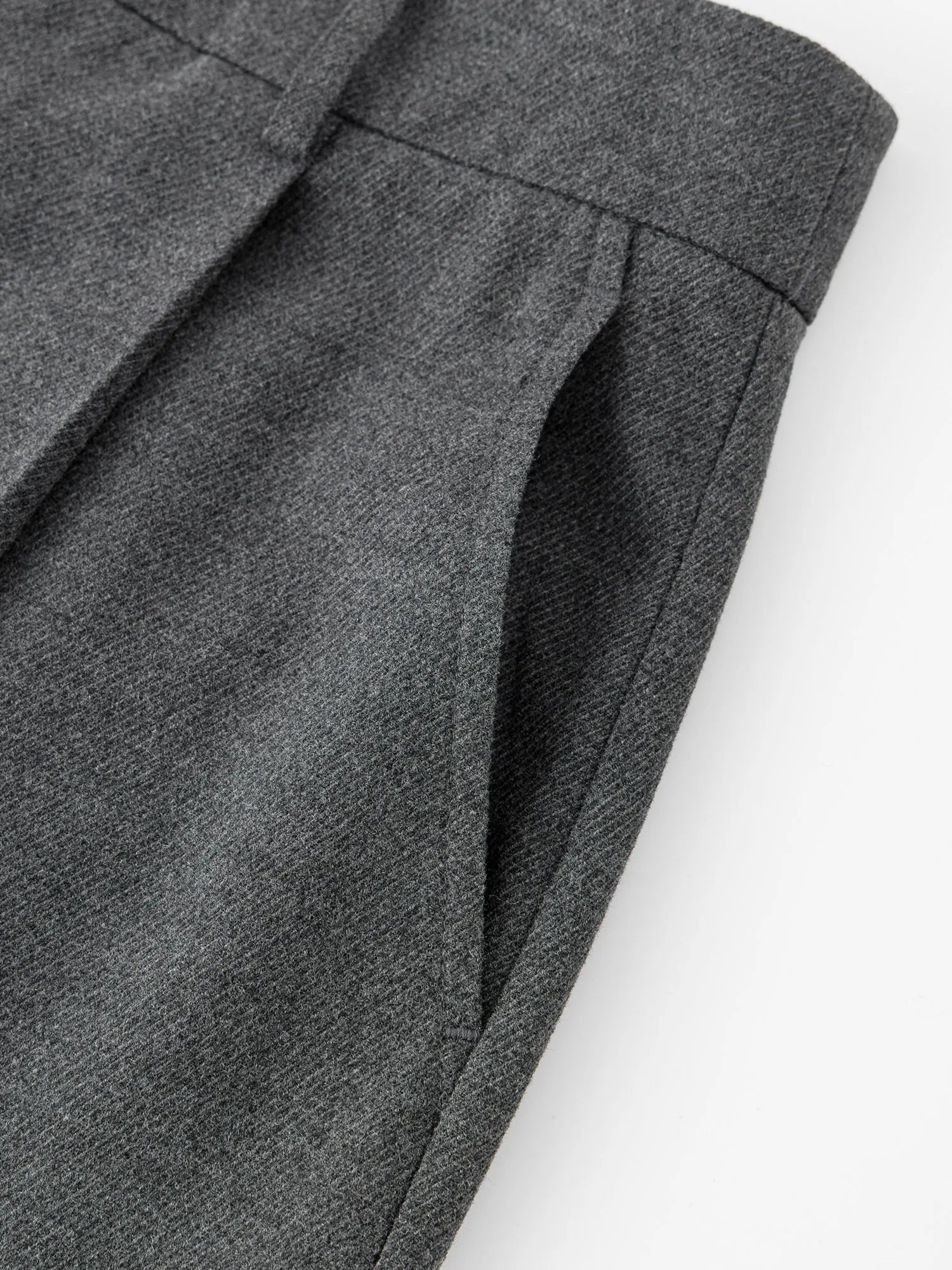 Classic High-Waisted Straight Leg Pants