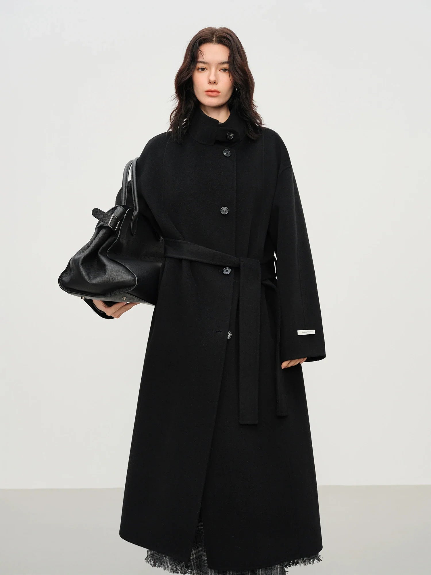 Wool Double-Faced Long Coat