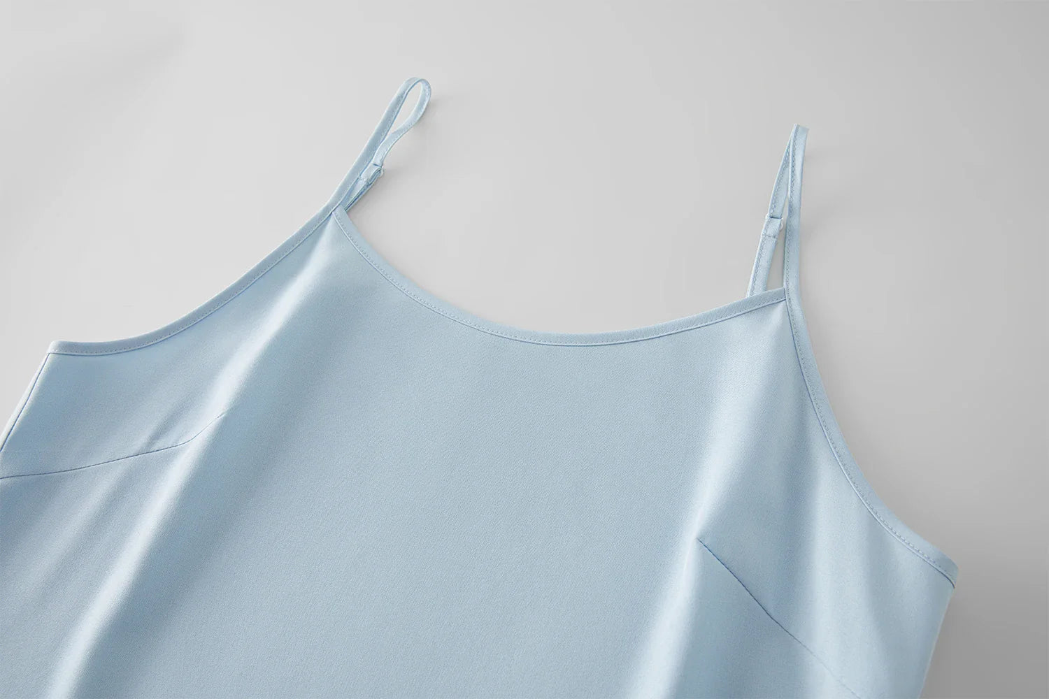 Summer Loose Light Blue Midi Dress