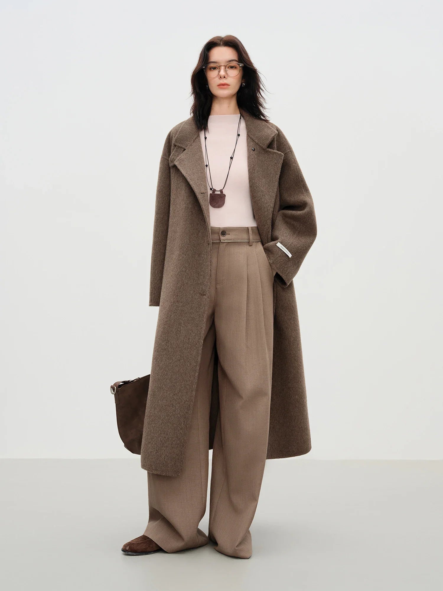 Wool Double-Faced Long Coat