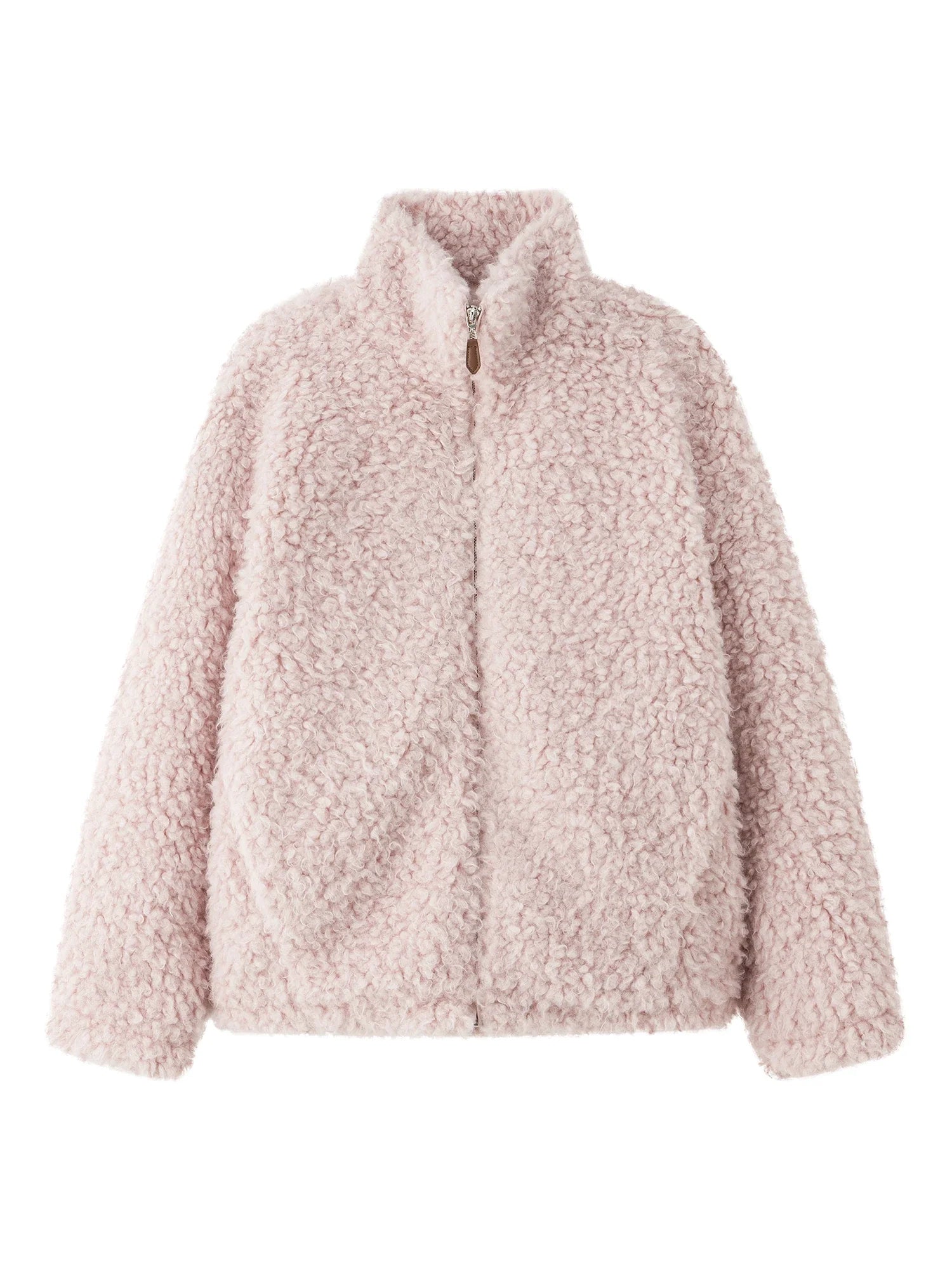 Short Light Fur Jacket