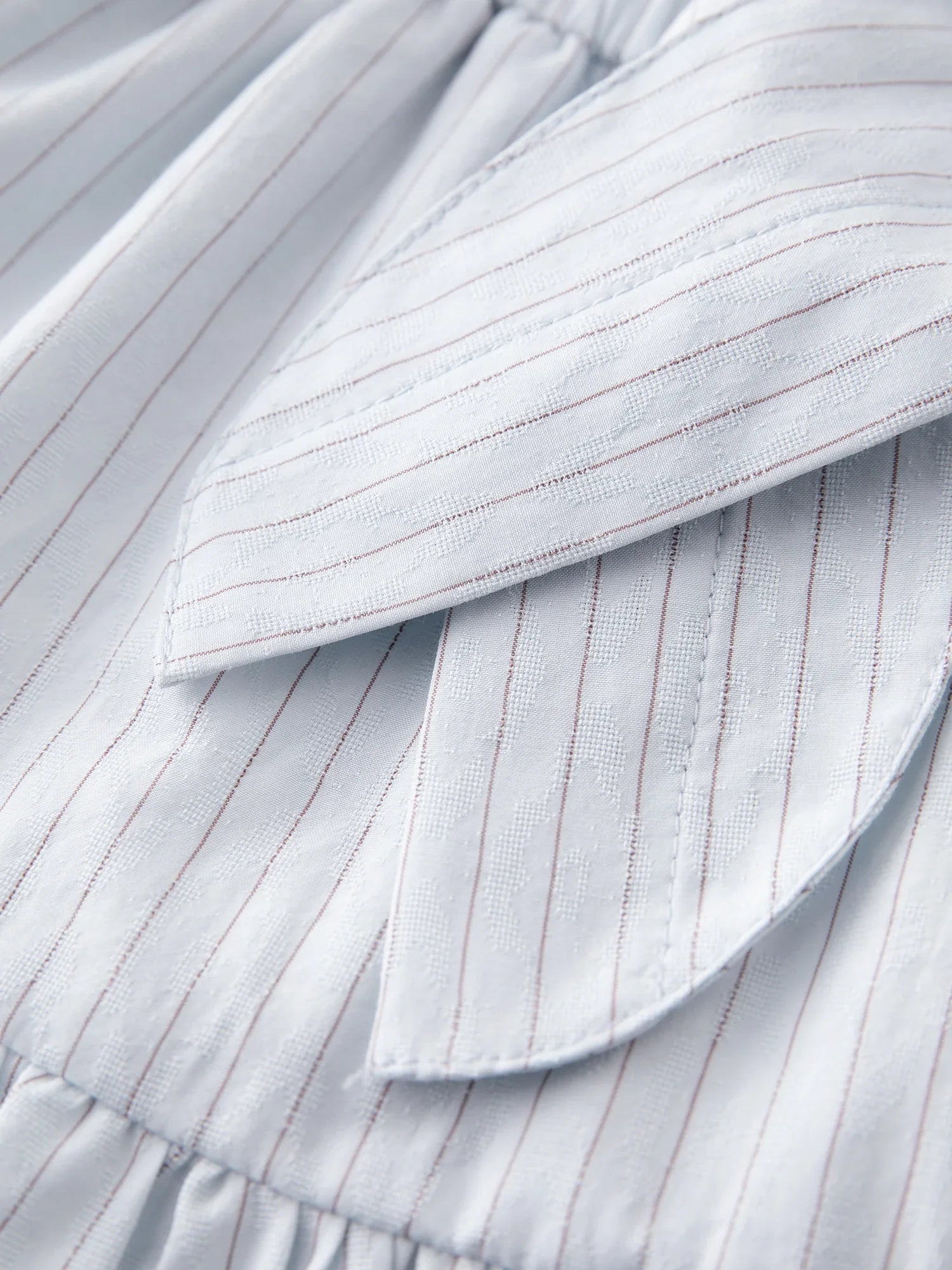 Sleeveless Blue White Stripe Midi Dress