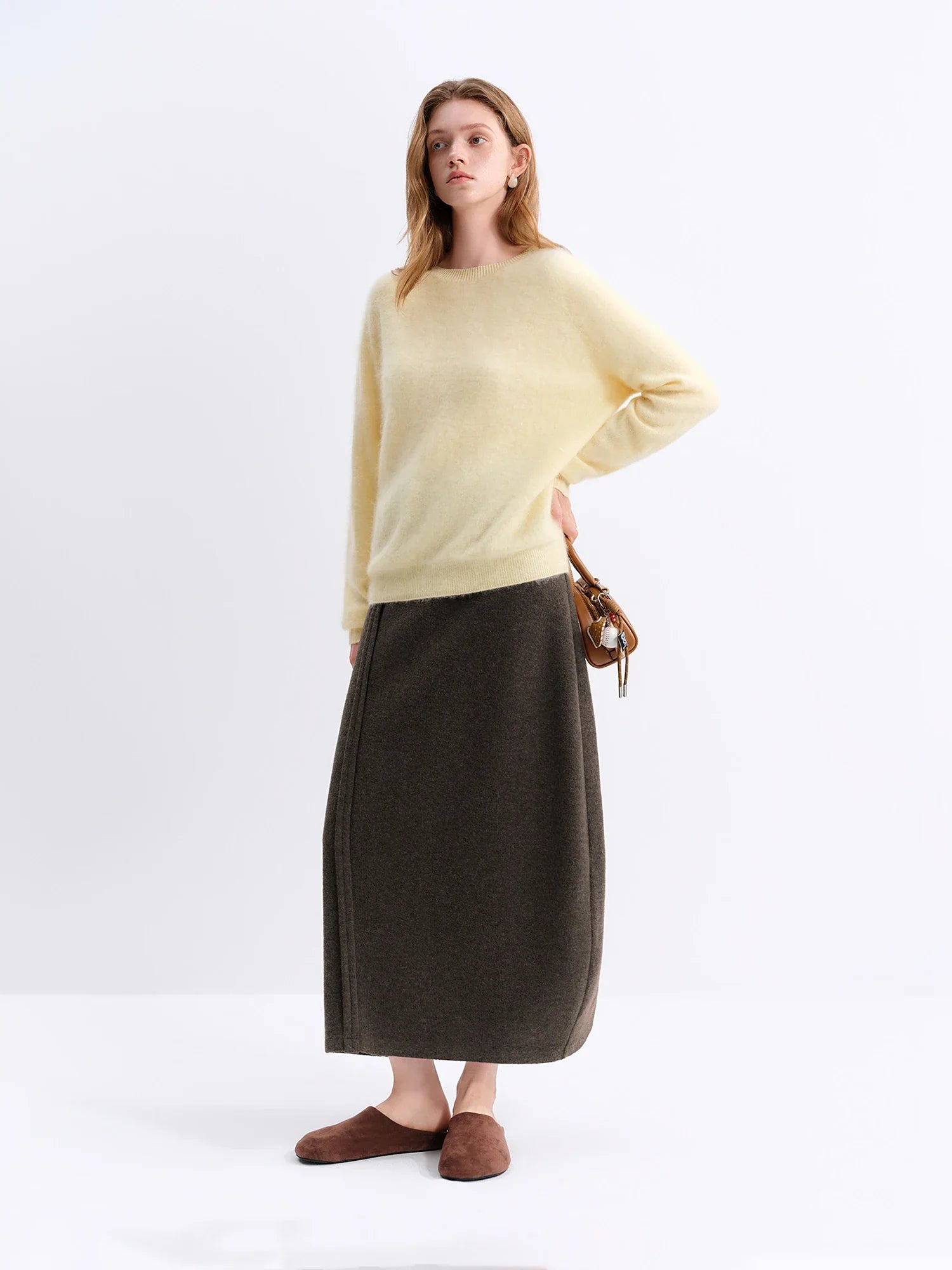 Wool Blend Cashmere  Pullover