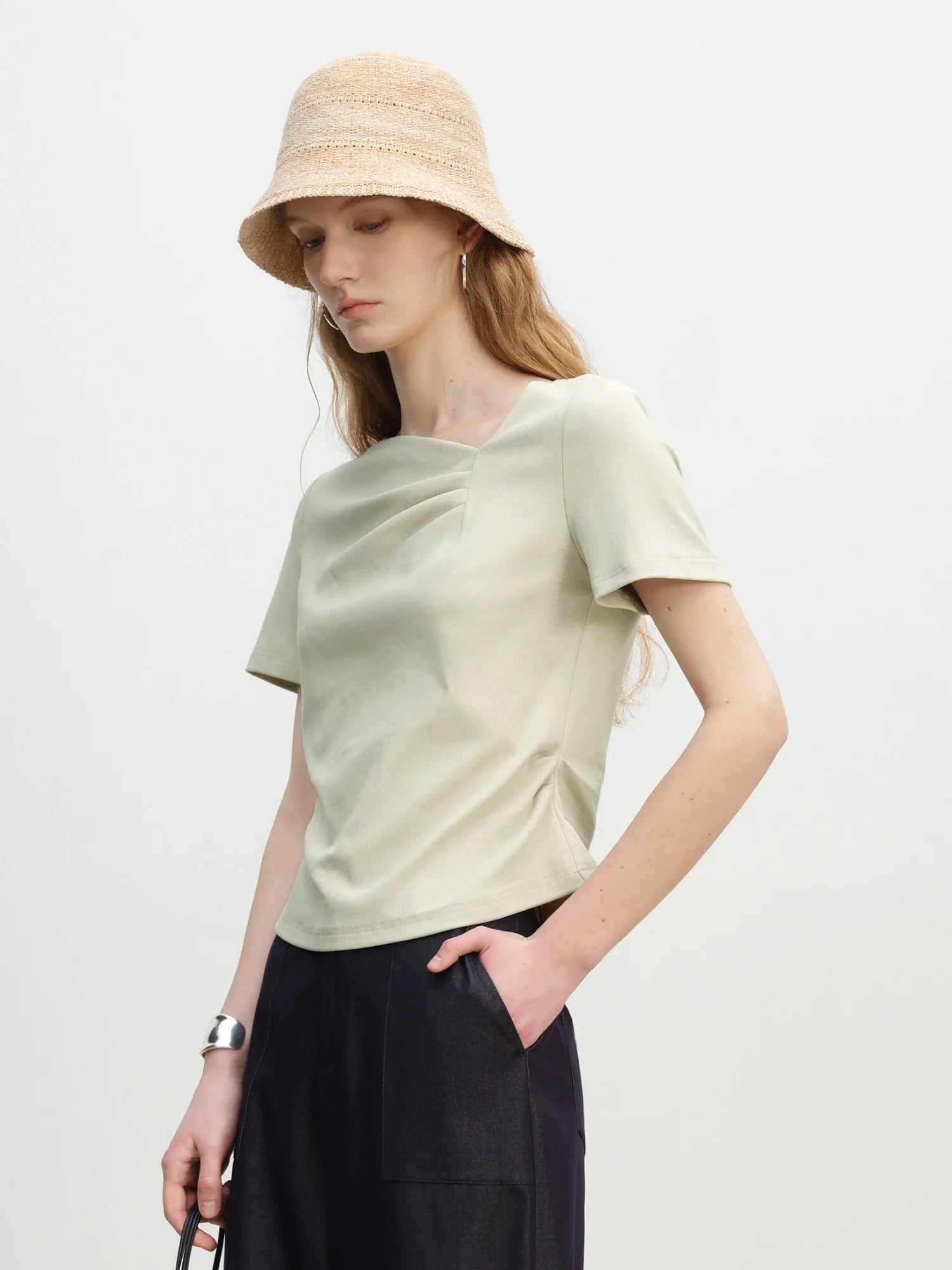 Asymmetric Sleeveless Top