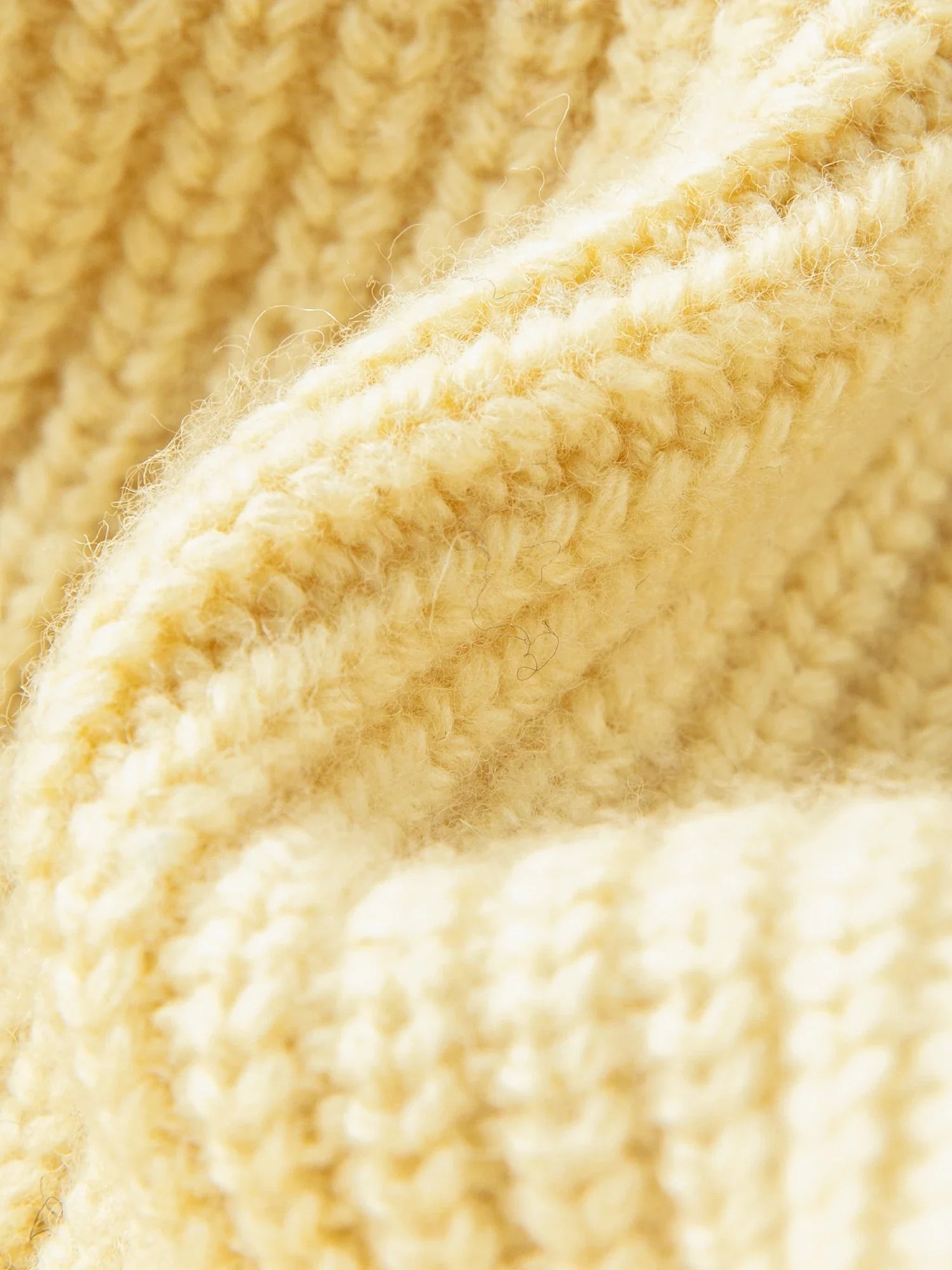 Loose Fit Wool Blend Knit Zipper Sweater