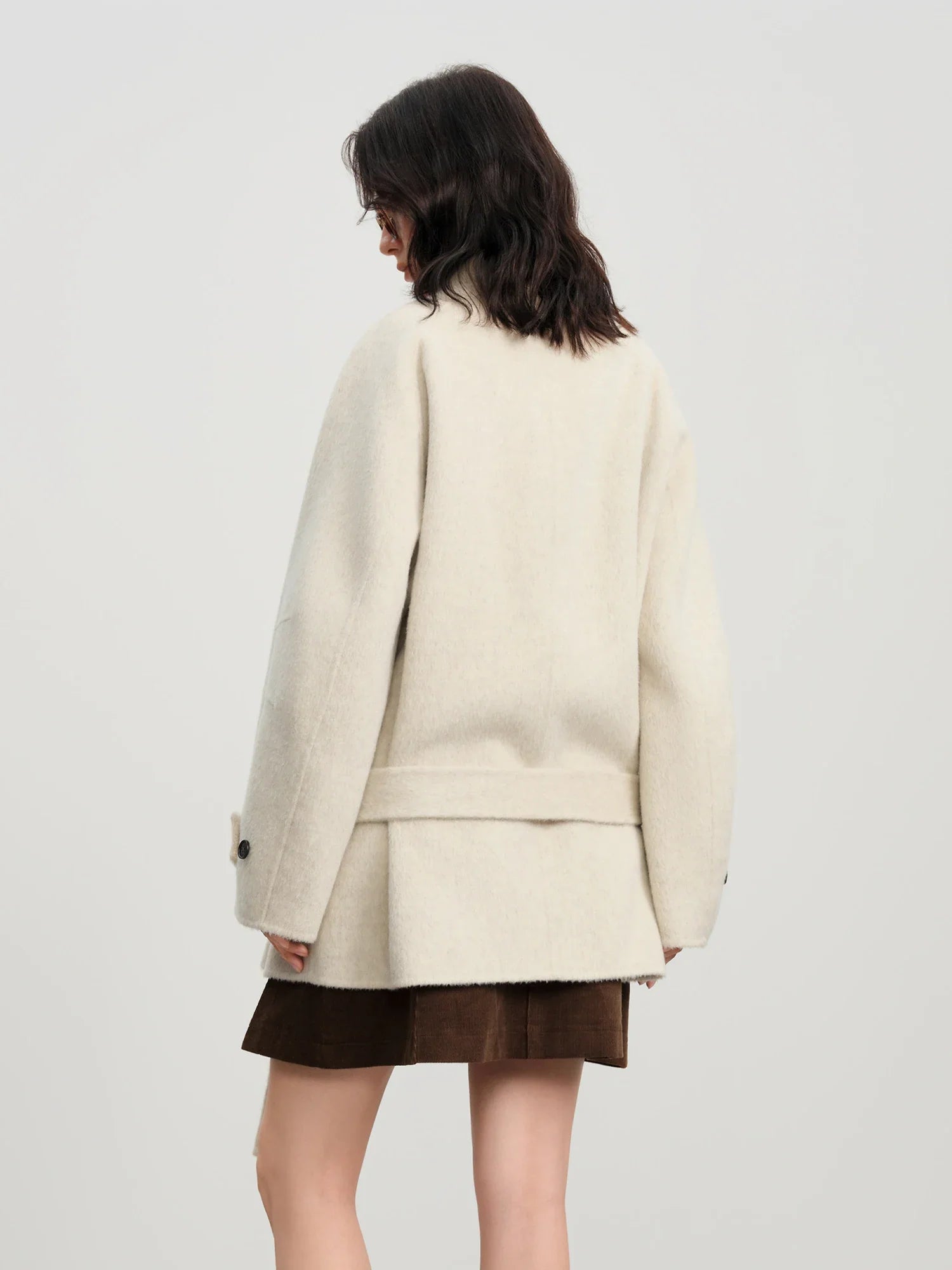 Double-faced Wool Small Coat