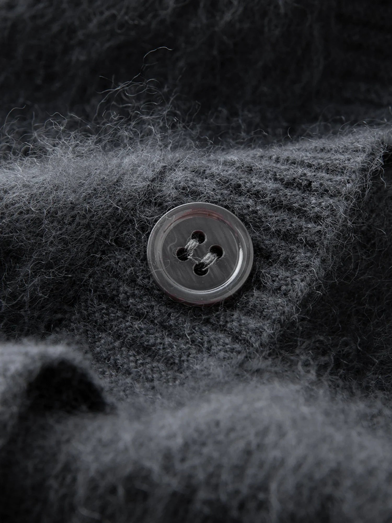 Wool Blend Knitted Cardigan