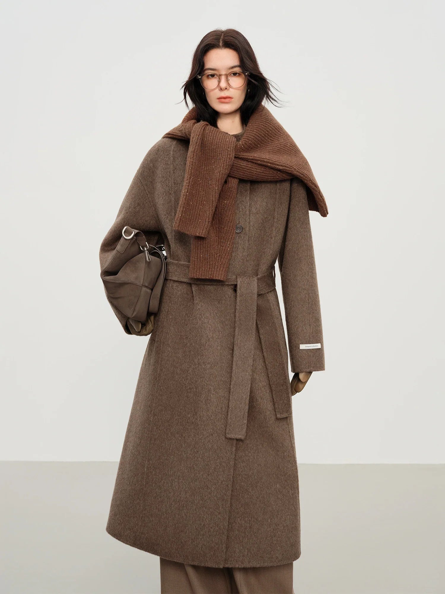 Wool Double-Faced Long Coat