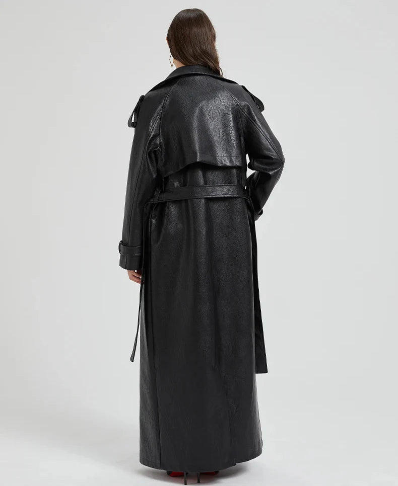 Long Leather Coat