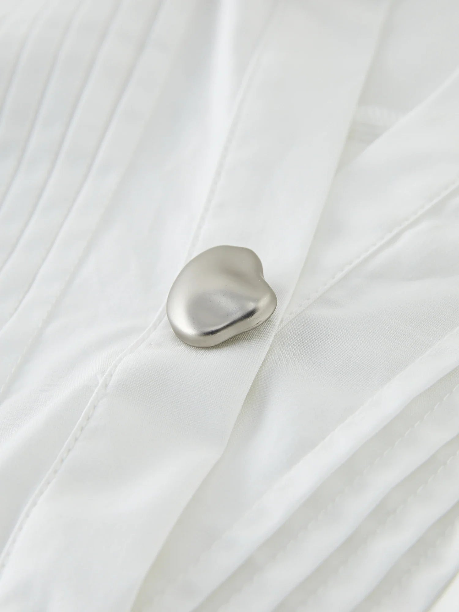 Stripe texture Blue Short-Sleeved Shirt