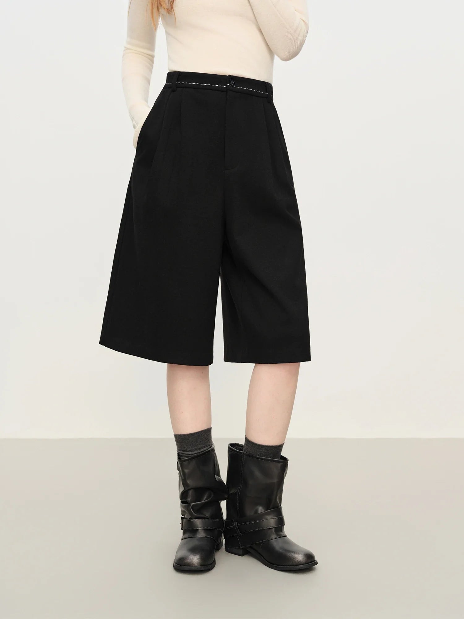 Loose Wide Leg Shorts