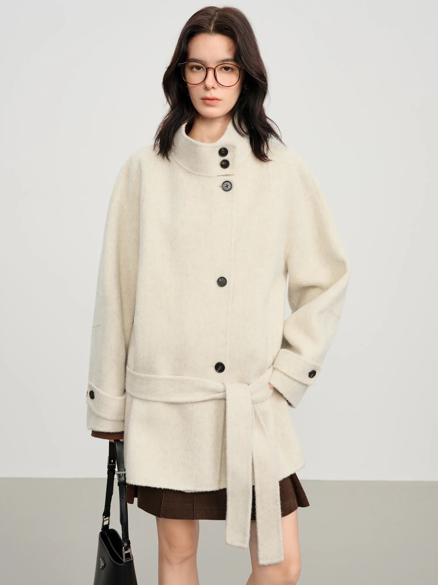 Double-faced Wool Small Coat