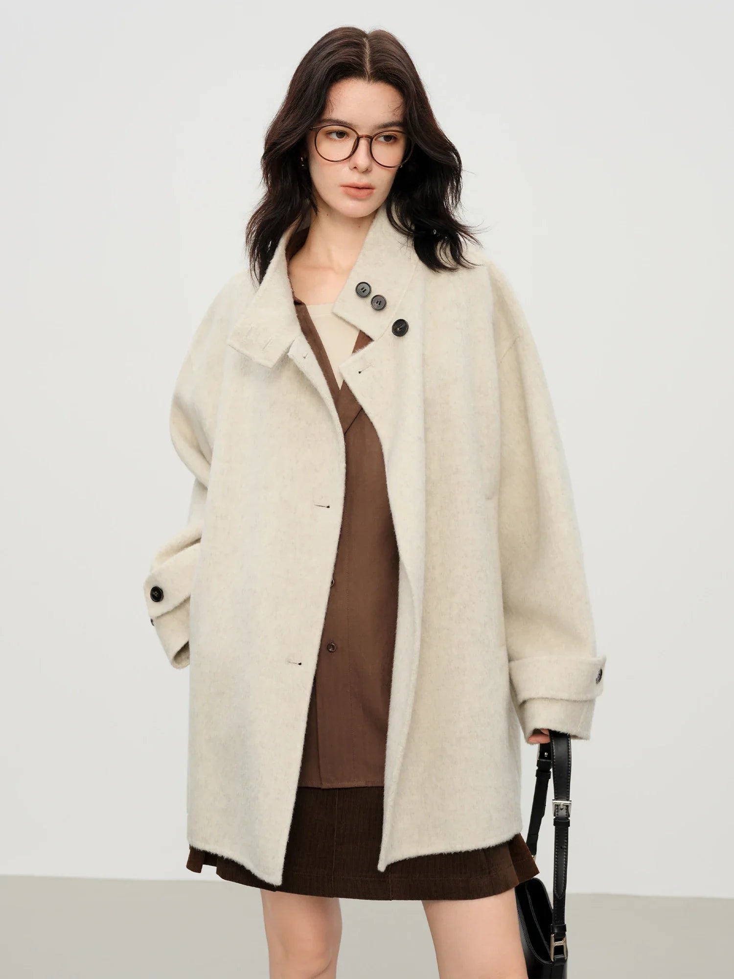 Double-faced Wool Small Coat