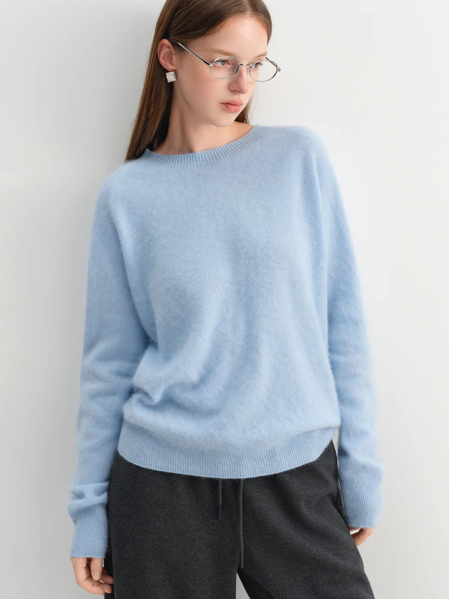 Wool Blend Cashmere  Pullover