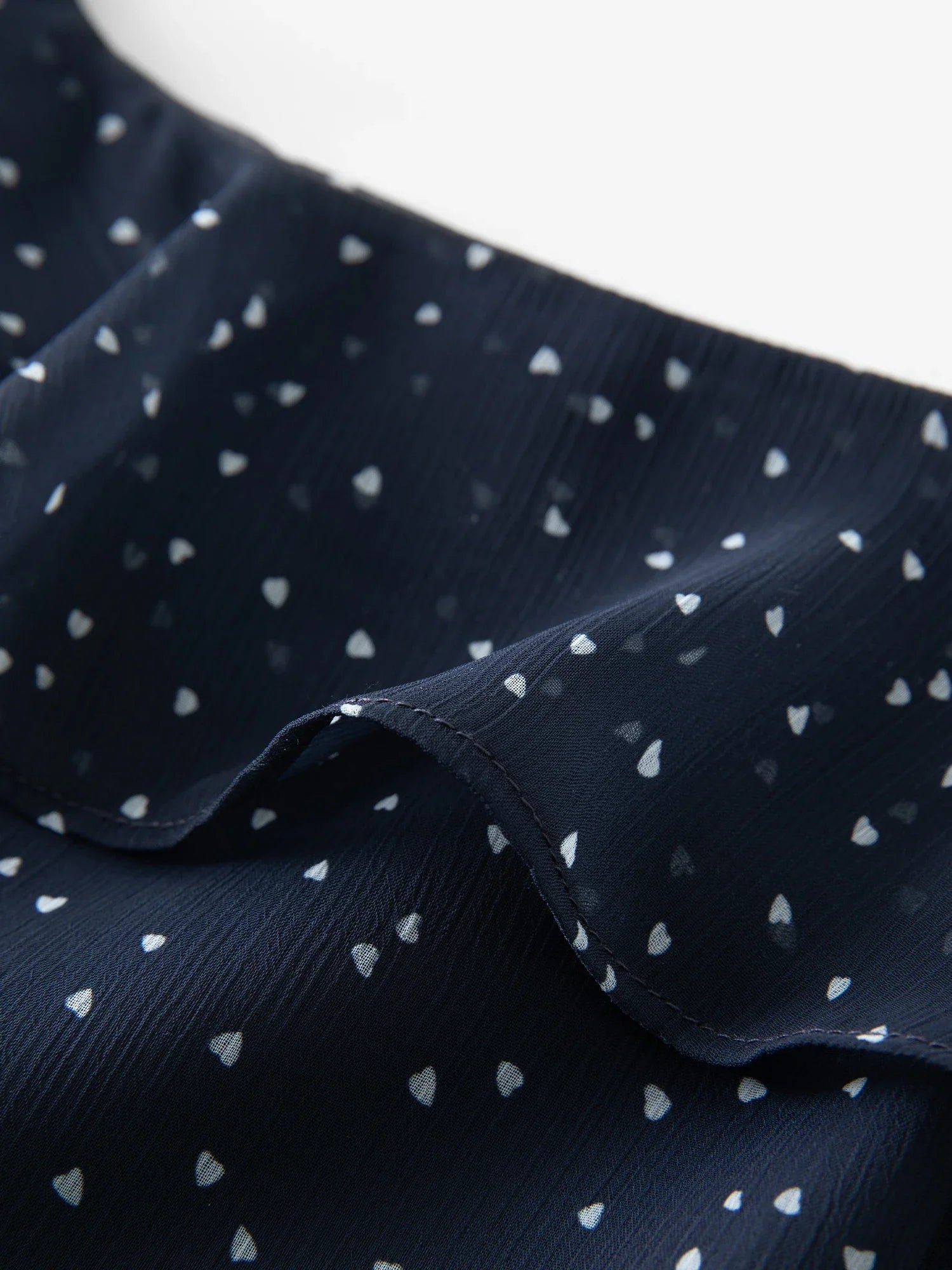 Navy Chiffon Ruffled Strapless Midi Dress