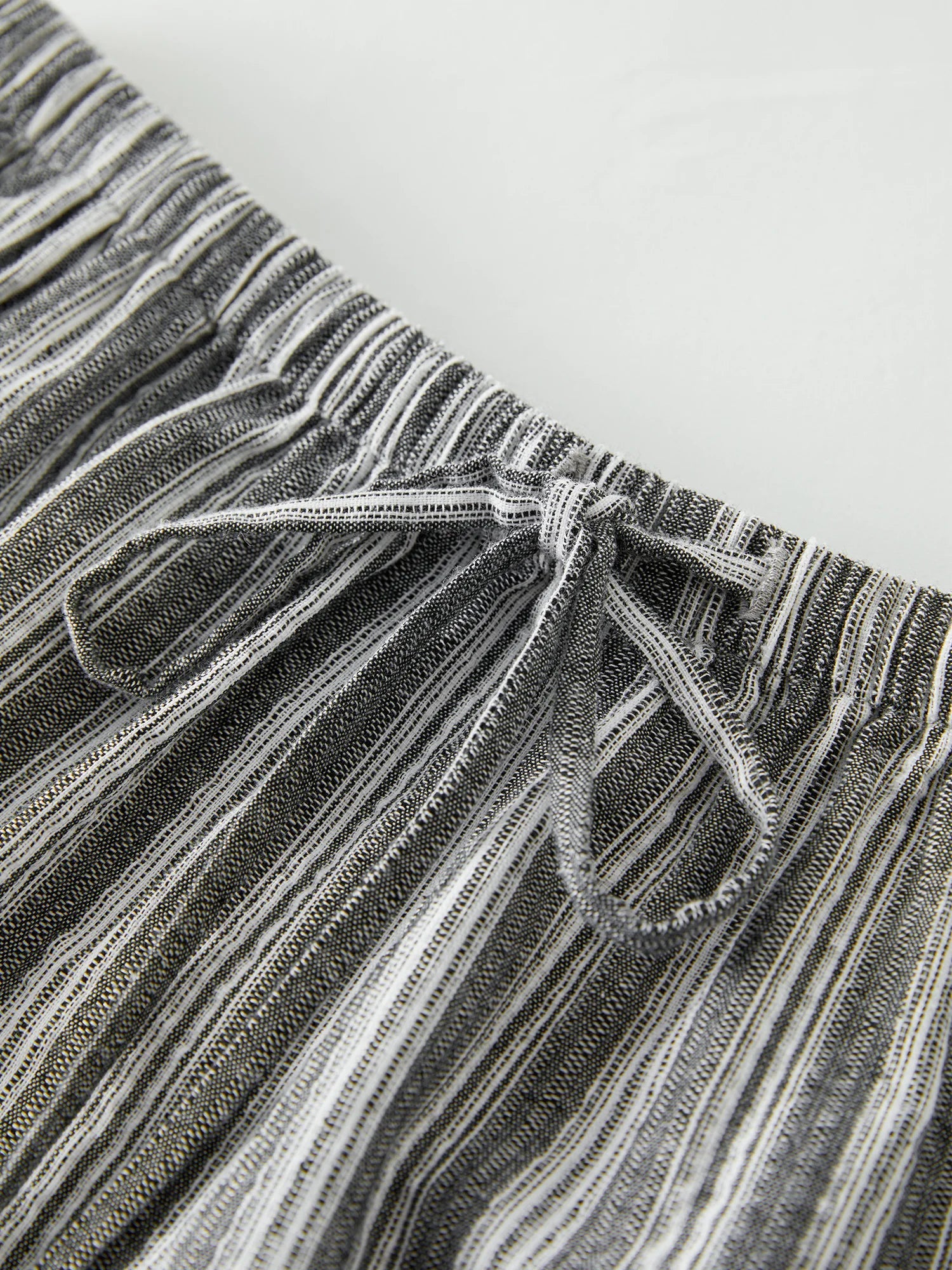 High Waist Loose Drape Straight Pants