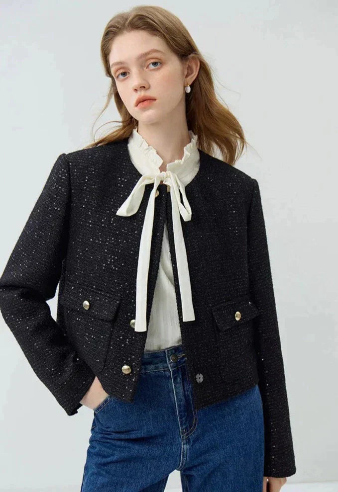 Luxury blazer and skirt set