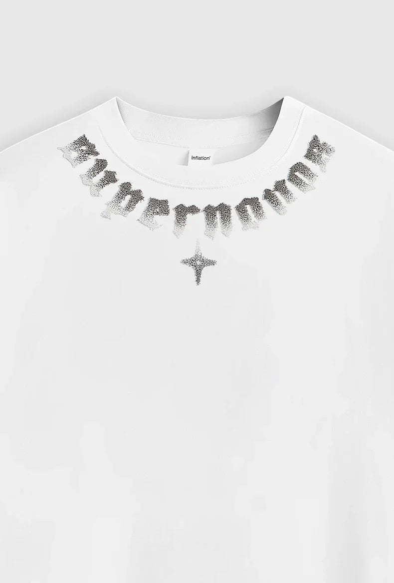 Chenille Embroidery Oversized T-shirt