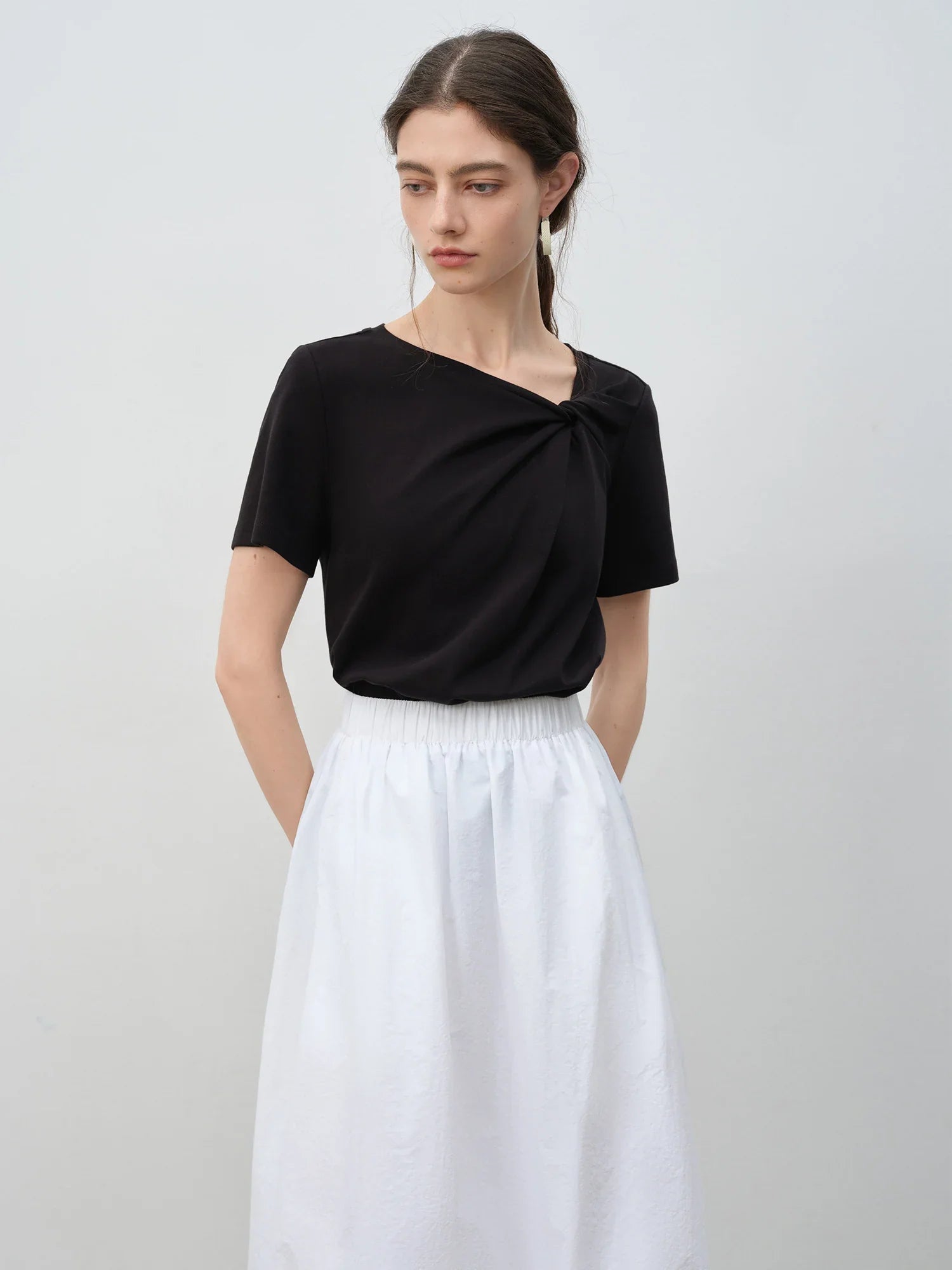 Short Sleeve Twisted T-Shirt