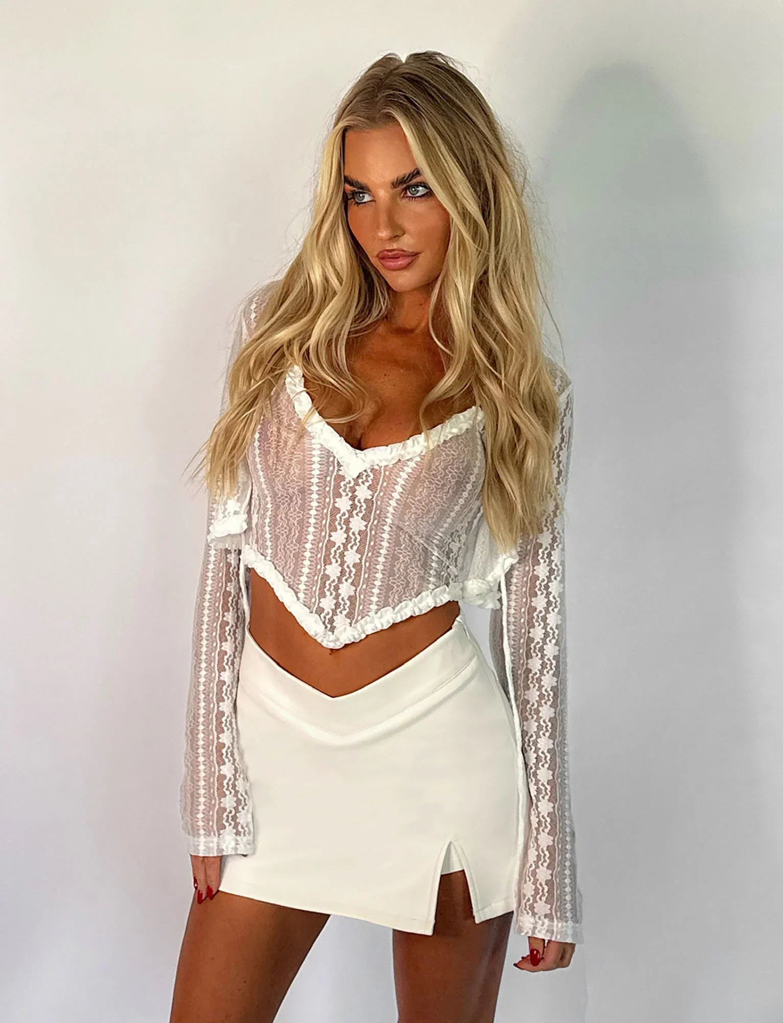 Elegant crop top