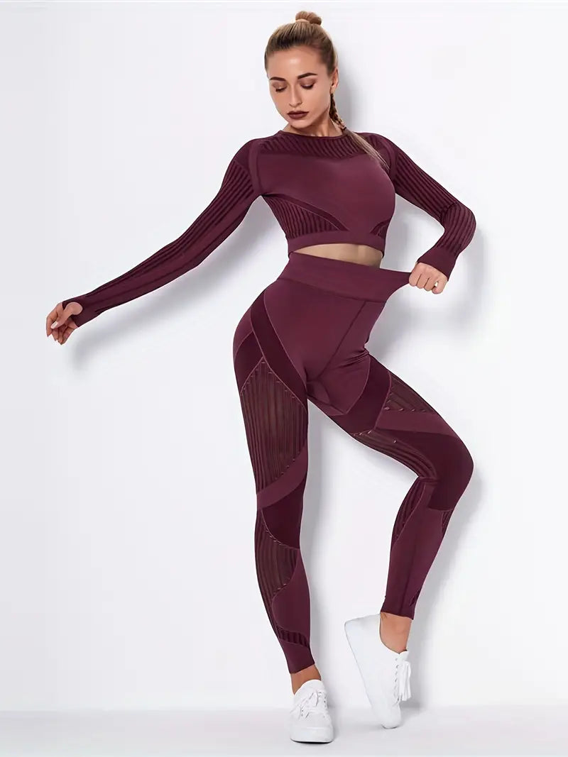 Seamless Knitted Absorbent Yoga Wearsuit