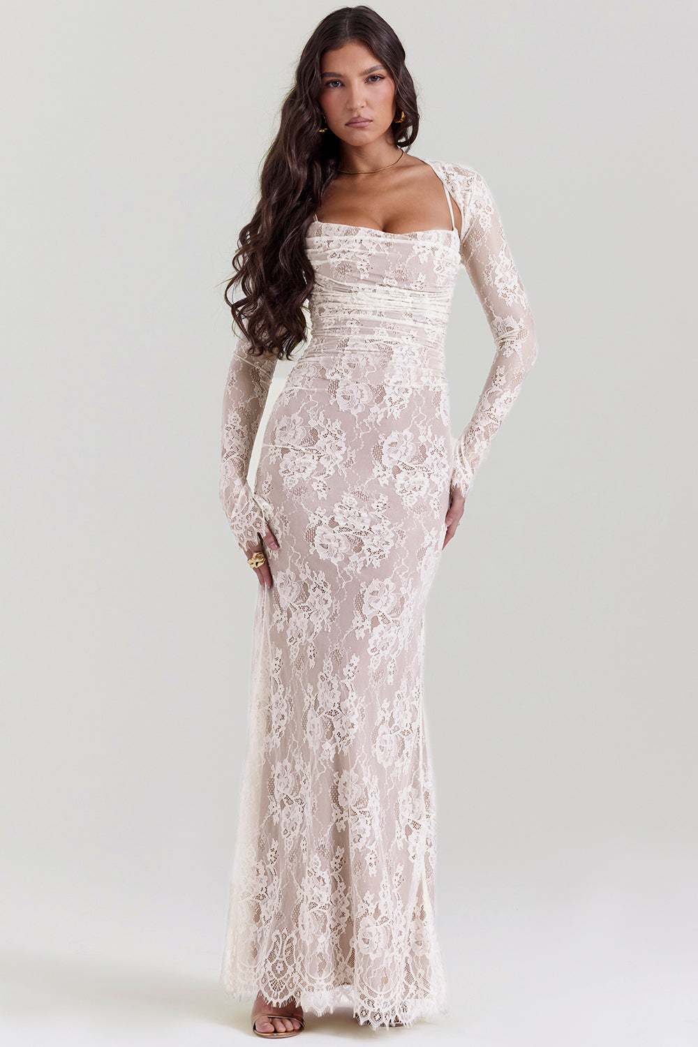 Lace maxi dress