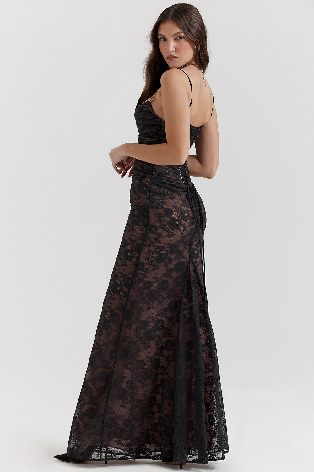 Lace maxi dress