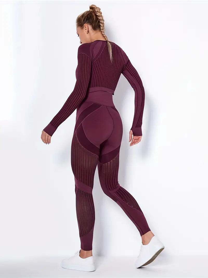 Seamless Knitted Absorbent Yoga Wearsuit