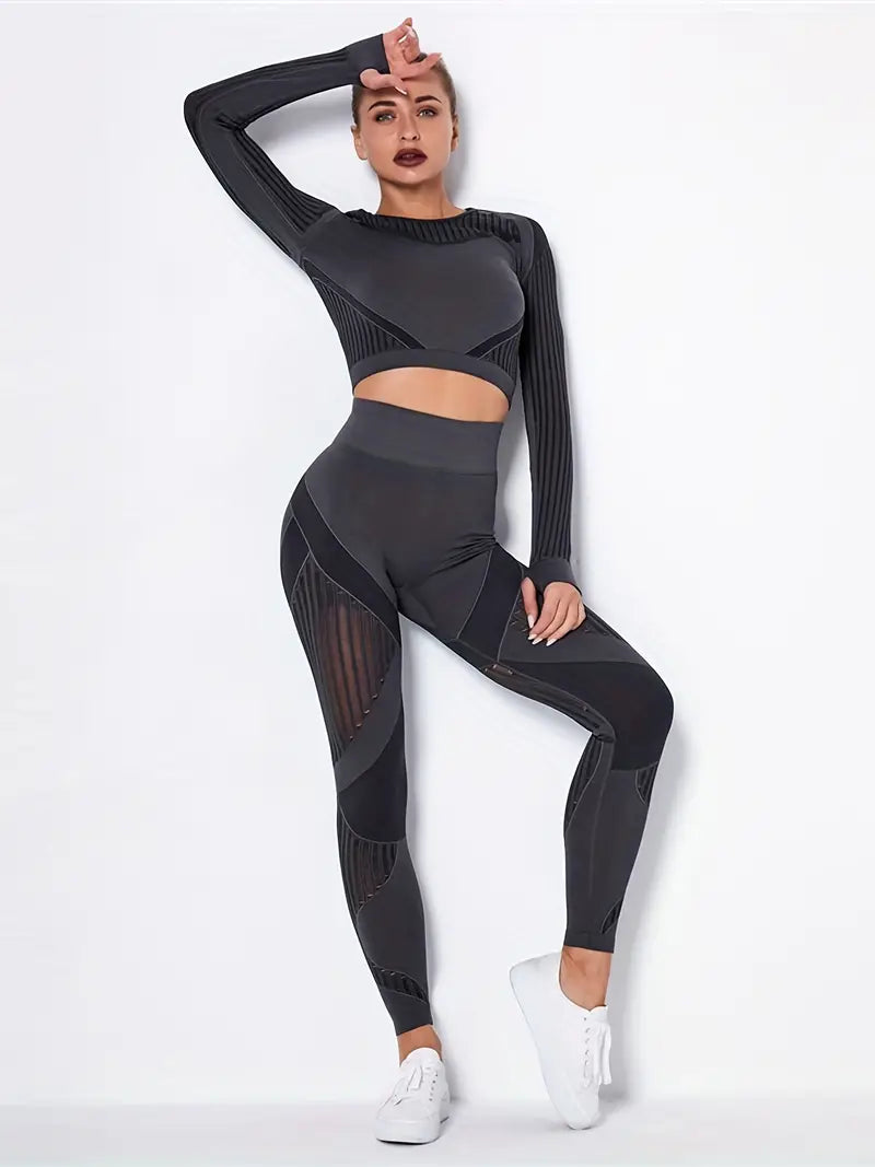 Seamless Knitted Absorbent Yoga Wearsuit