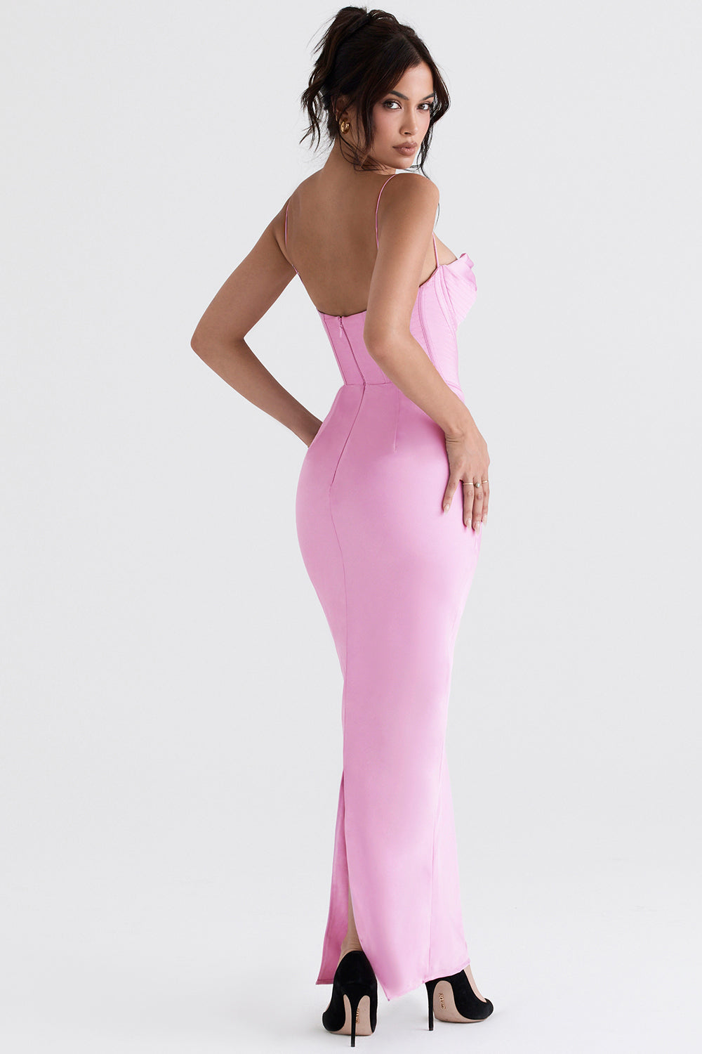 Elegant corset maxi dress