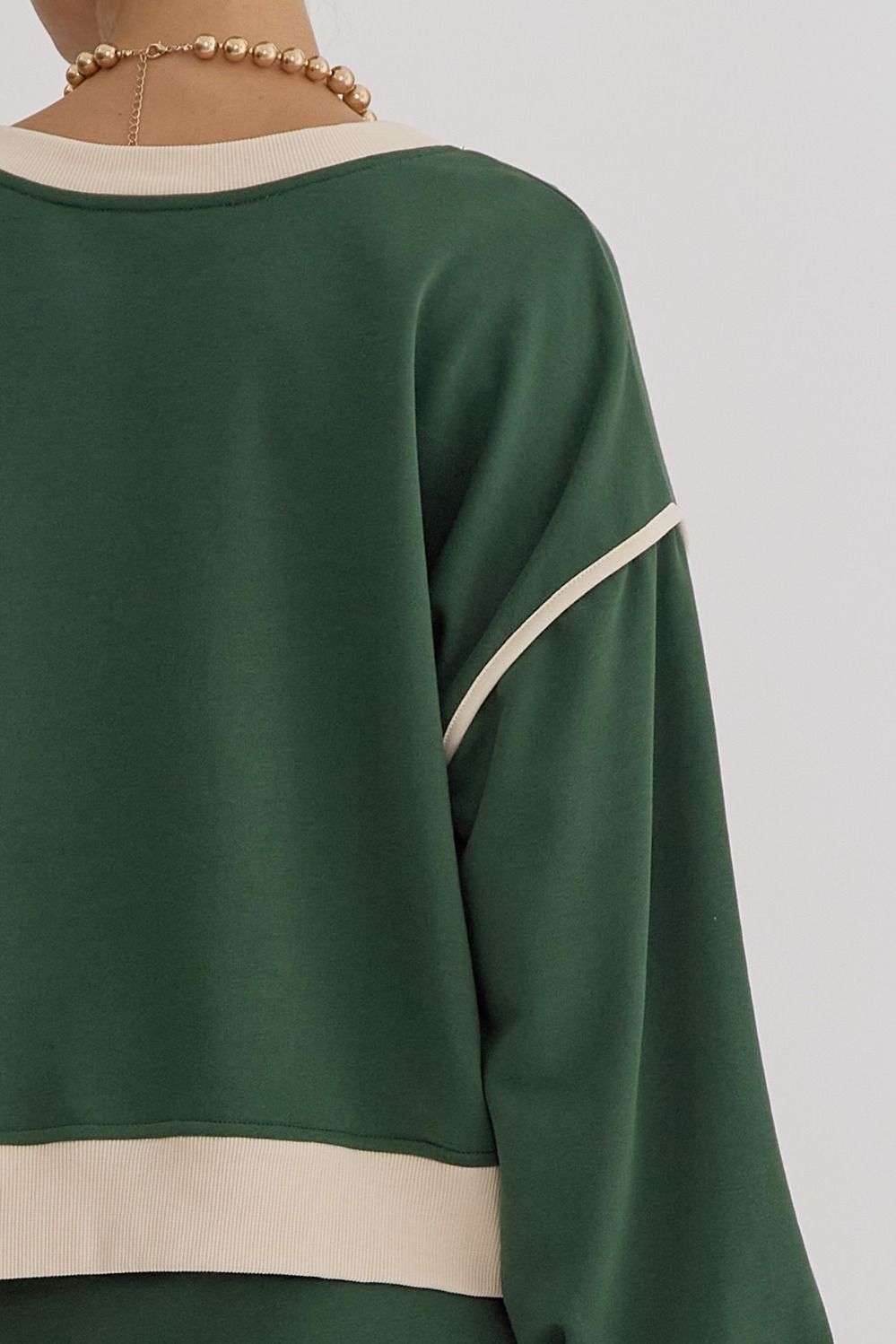 Green Loose Slim Fit Shirt and skirt set