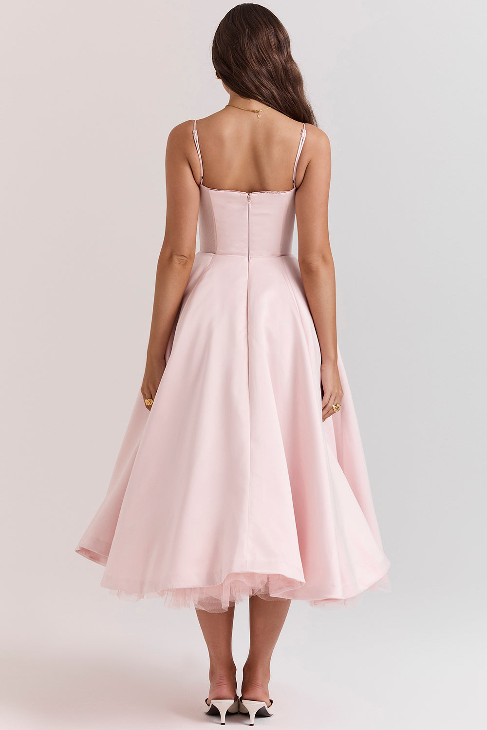 Tulle midi dress