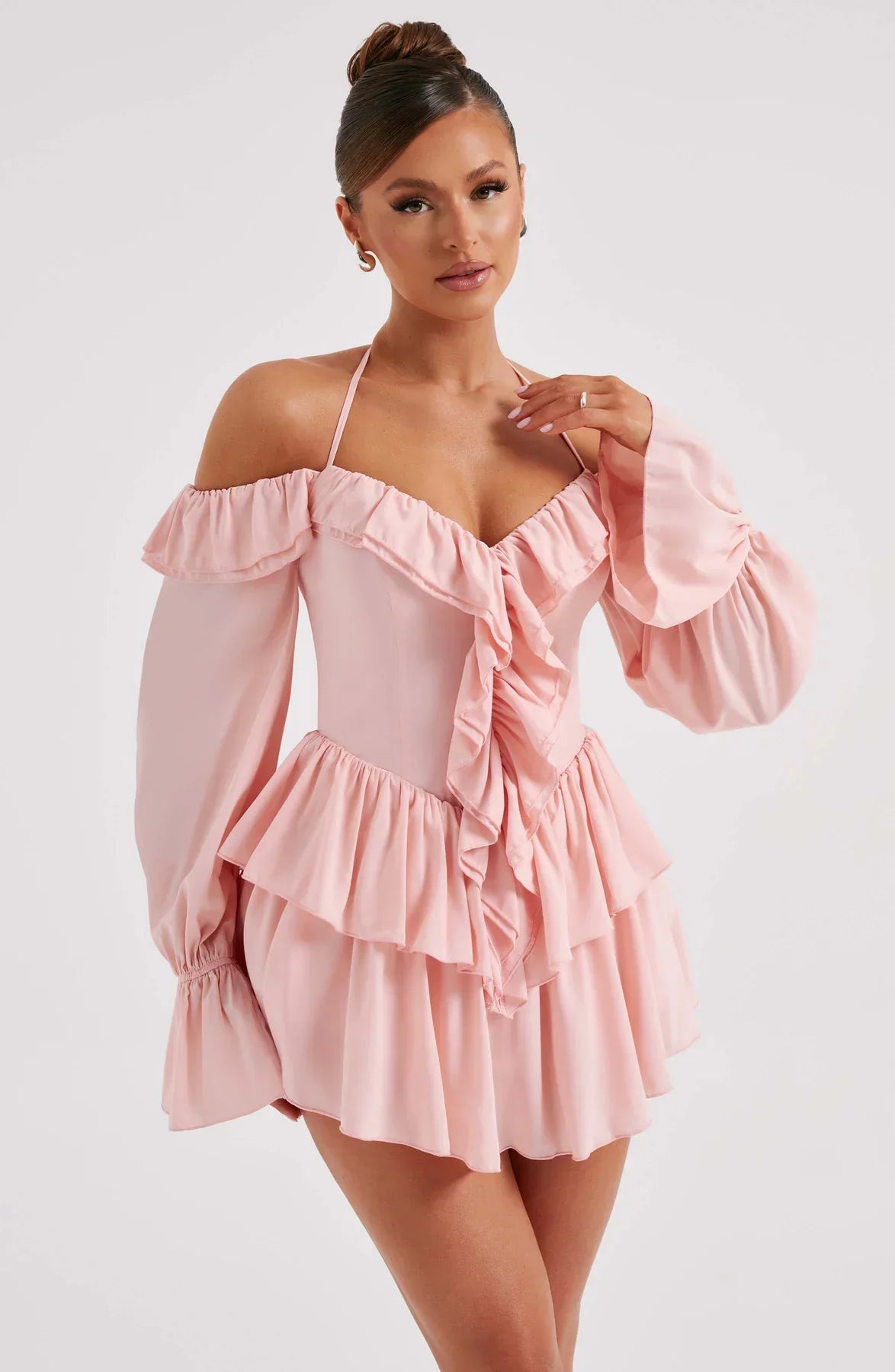 Ruffled Mini dress