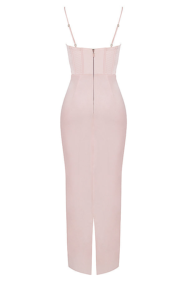 Elegant corset maxi dress