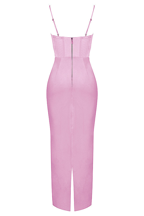 Elegant corset maxi dress