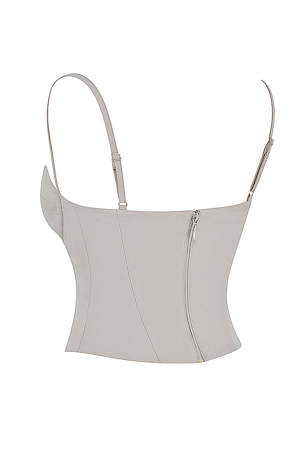 Oyster underwire corset