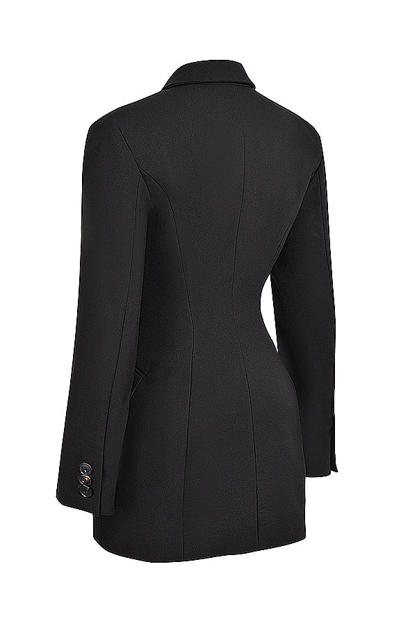 Black blazer mini dress
